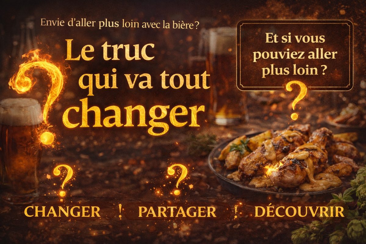 Le truc qui va tout changer — bière et cuisine par Houblon & Marmiton