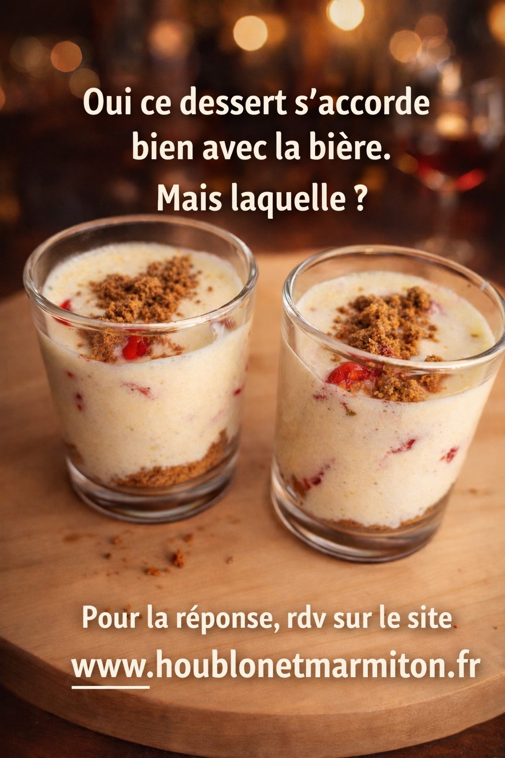 Tiramisu spéculoos et fraises