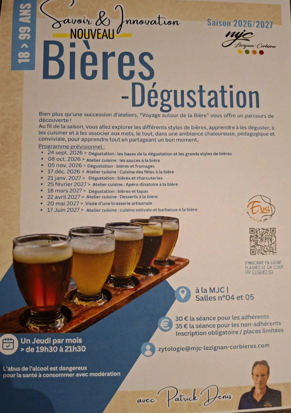Les bases de la dégustation et les grands styles de bières