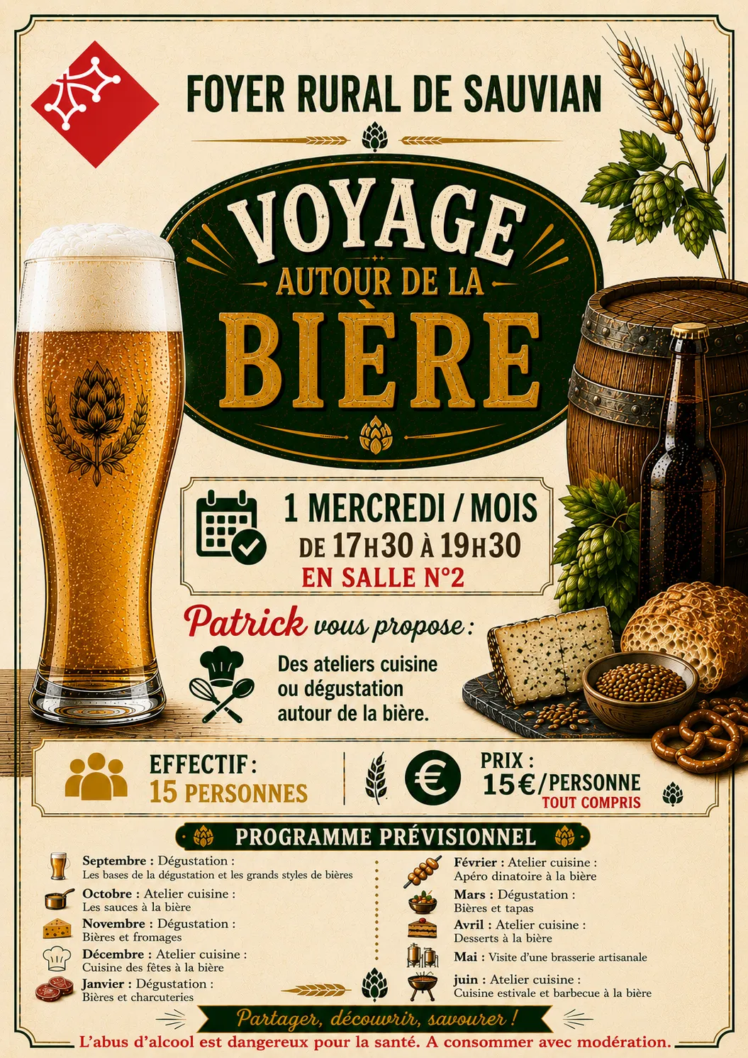 Atelier cuisine — Les sauces à la bière