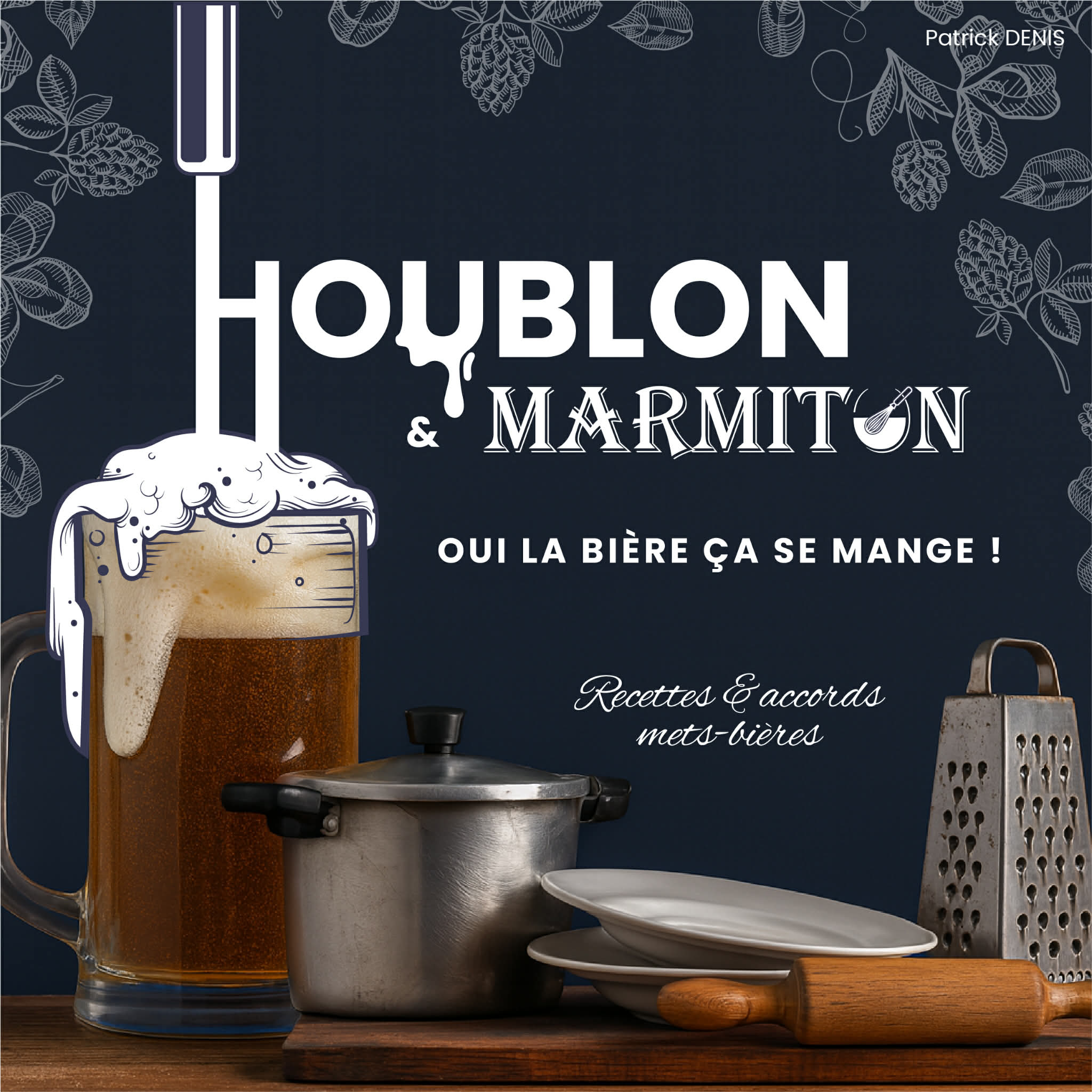 Couverture du livre Houblon & Marmiton — Oui la bière ça se mange, 